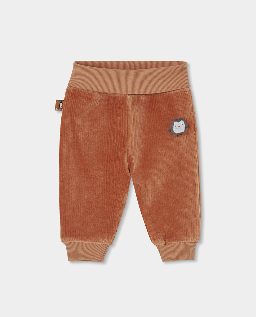Conjunto de Malha para Bebé de Algodão de Manga Comprida Branco / Laranja-4