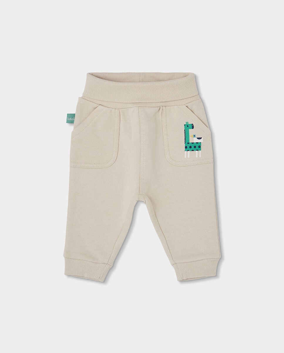 Conjunto para Bebé de Manga Comprida com Gola Redonda Verde-4