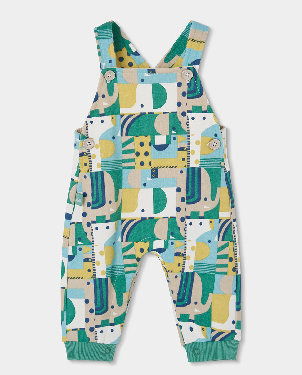 Conjunto para Bebé de Manga Comprida com Gola Semicisne Azul-celeste-4