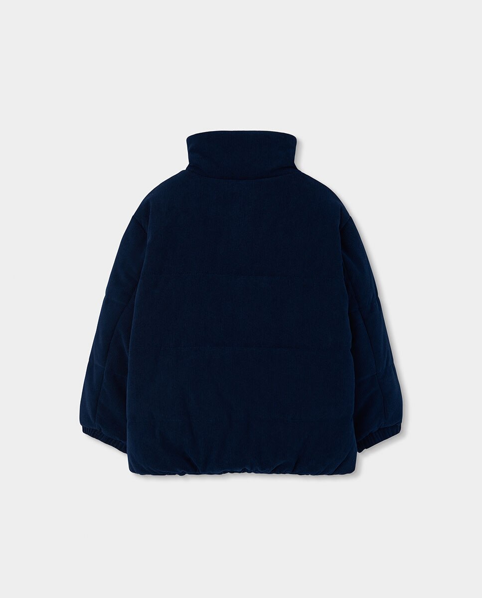 Sweatshirt de Felpa Infantil de Algodão com Gola Redonda Branco-2