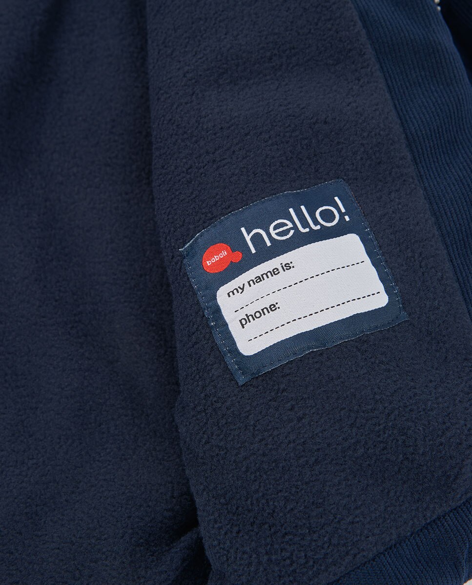 Sweatshirt de Felpa Infantil de Algodão com Gola Redonda Branco-4