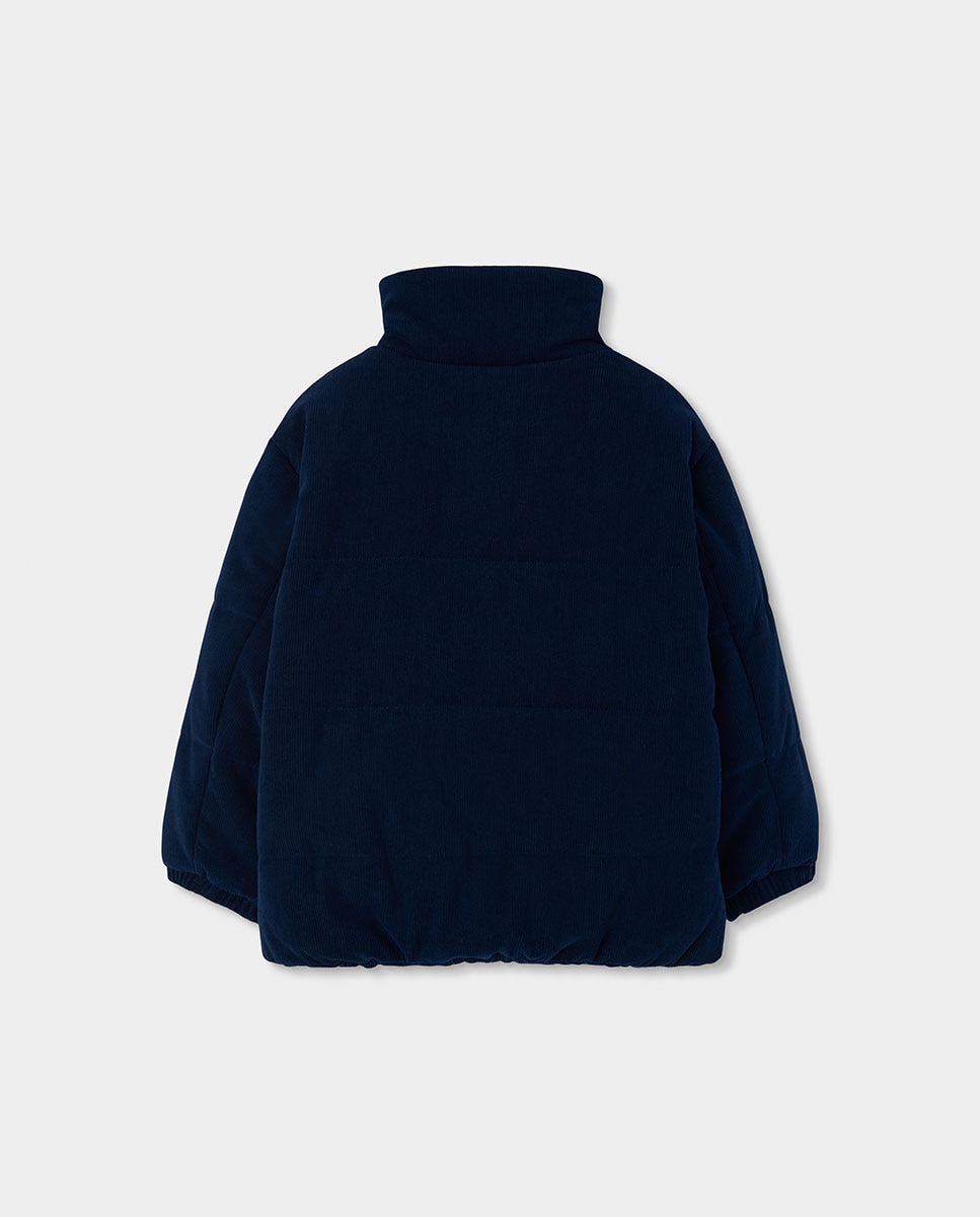 Sweatshirt de Felpa Infantil de Algodão com Gola Redonda Branco-2