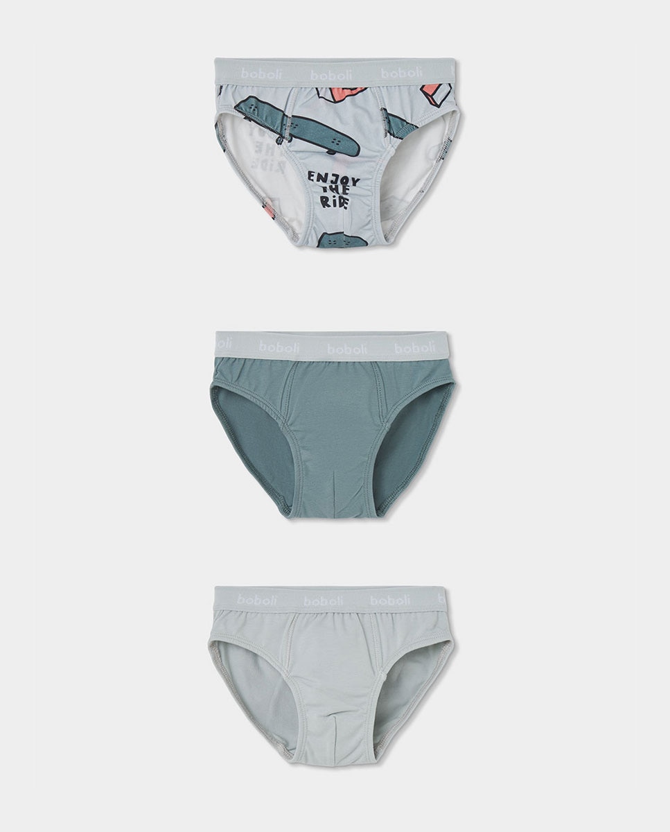 Imagem 0 de Pack de 3 Cuecas Infantil de Algodão