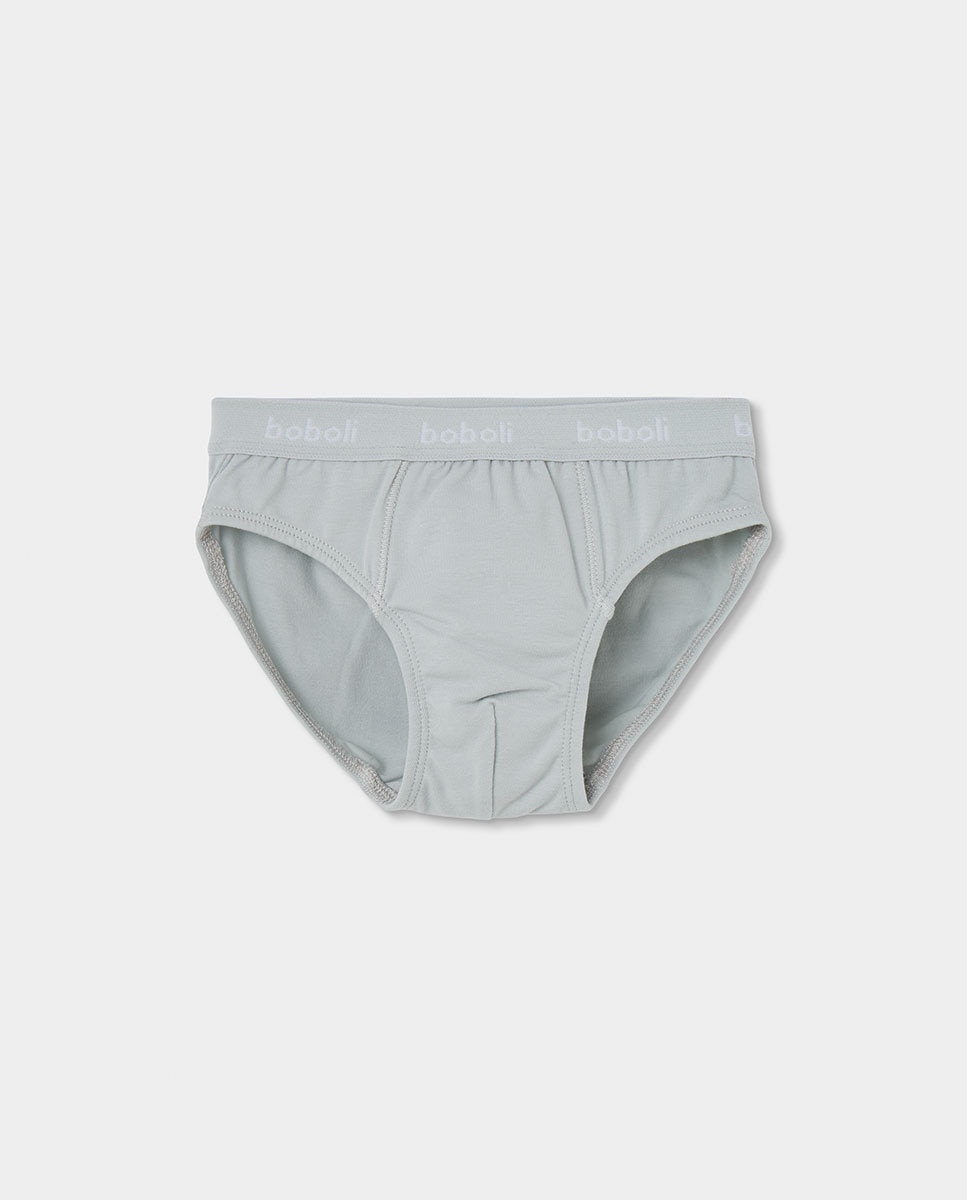 Pack de 3 Boxers Infantil Aos Quadrados Branco / Verde-5