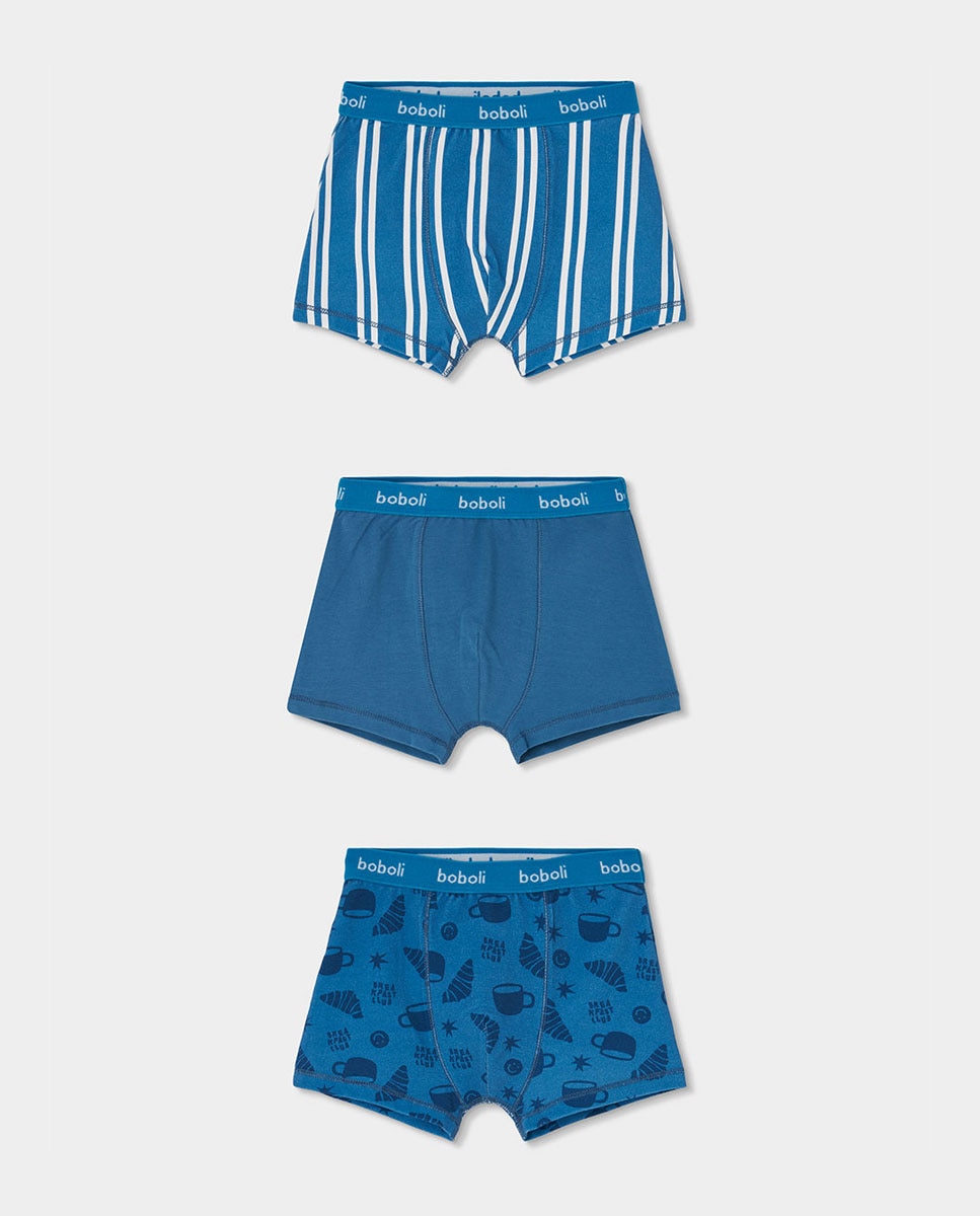 Imagem 0 de Pack de 3 Boxers Infantil de Algodão