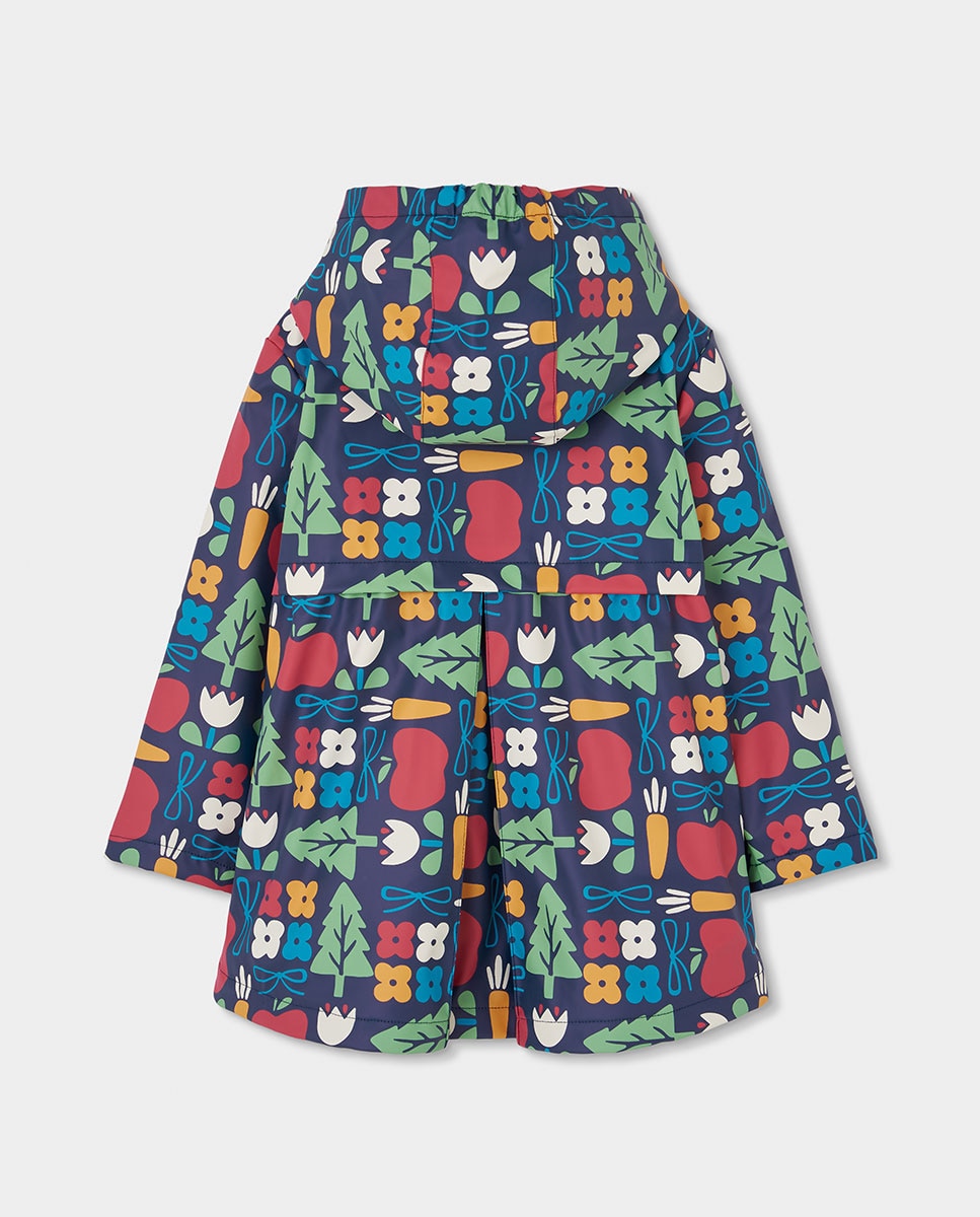 Impermeável Infantil com Capuz e Fecho Zip Boboli Multicolor-2