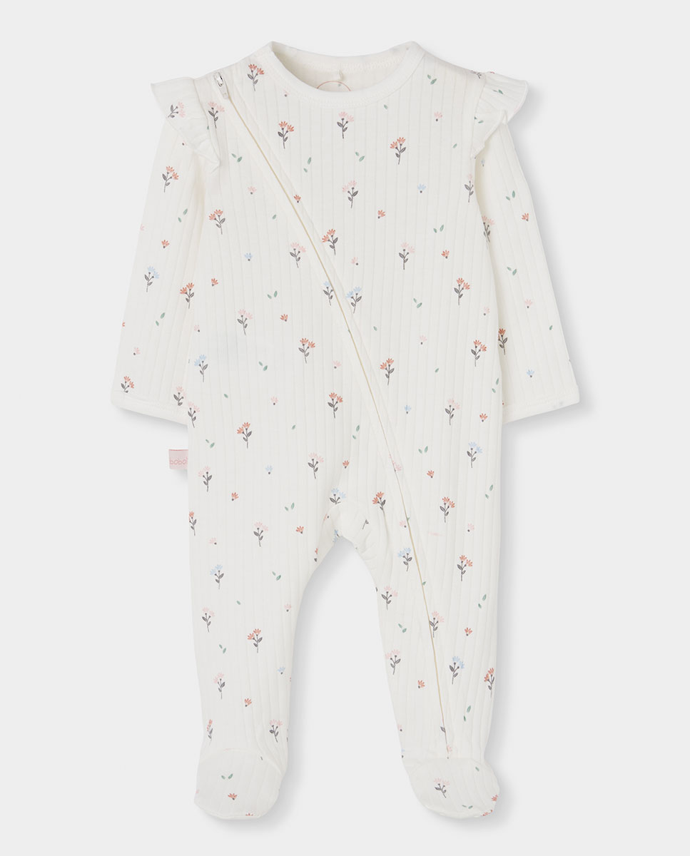 Imagem 0 de Babygrow para Bebé de Algodão com Estampado de Flores