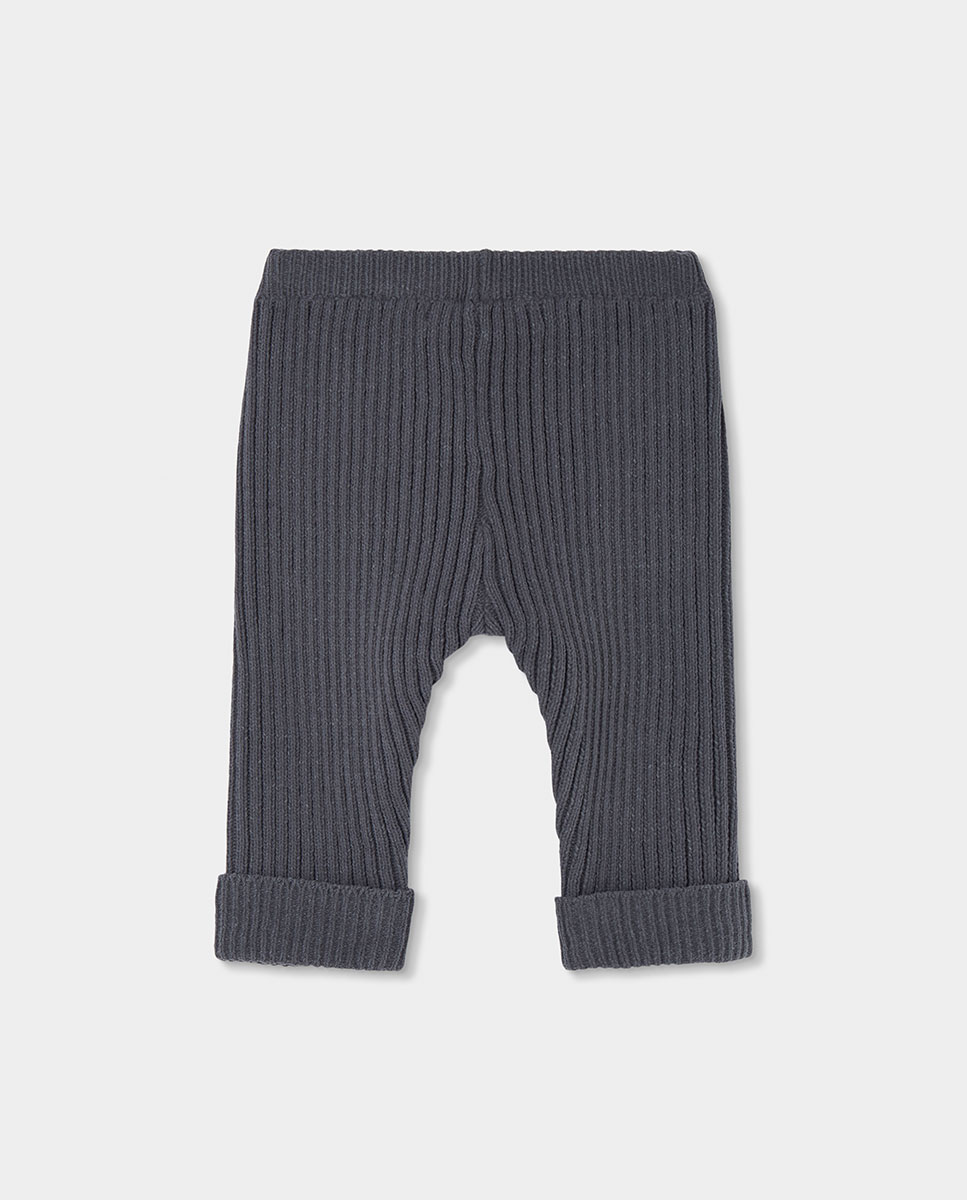Babygrow para Bebé de Manga Comprida com Gola em V Antracite-6