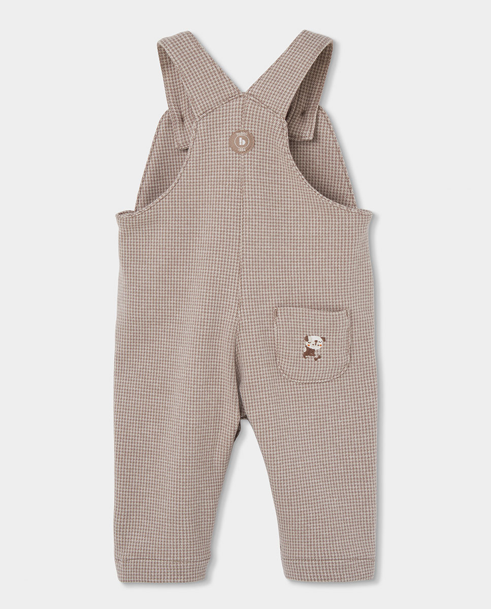 Camisola de Malha para Bebé de Manga Comprida com Gola Redonda Branco / Carvalho-5