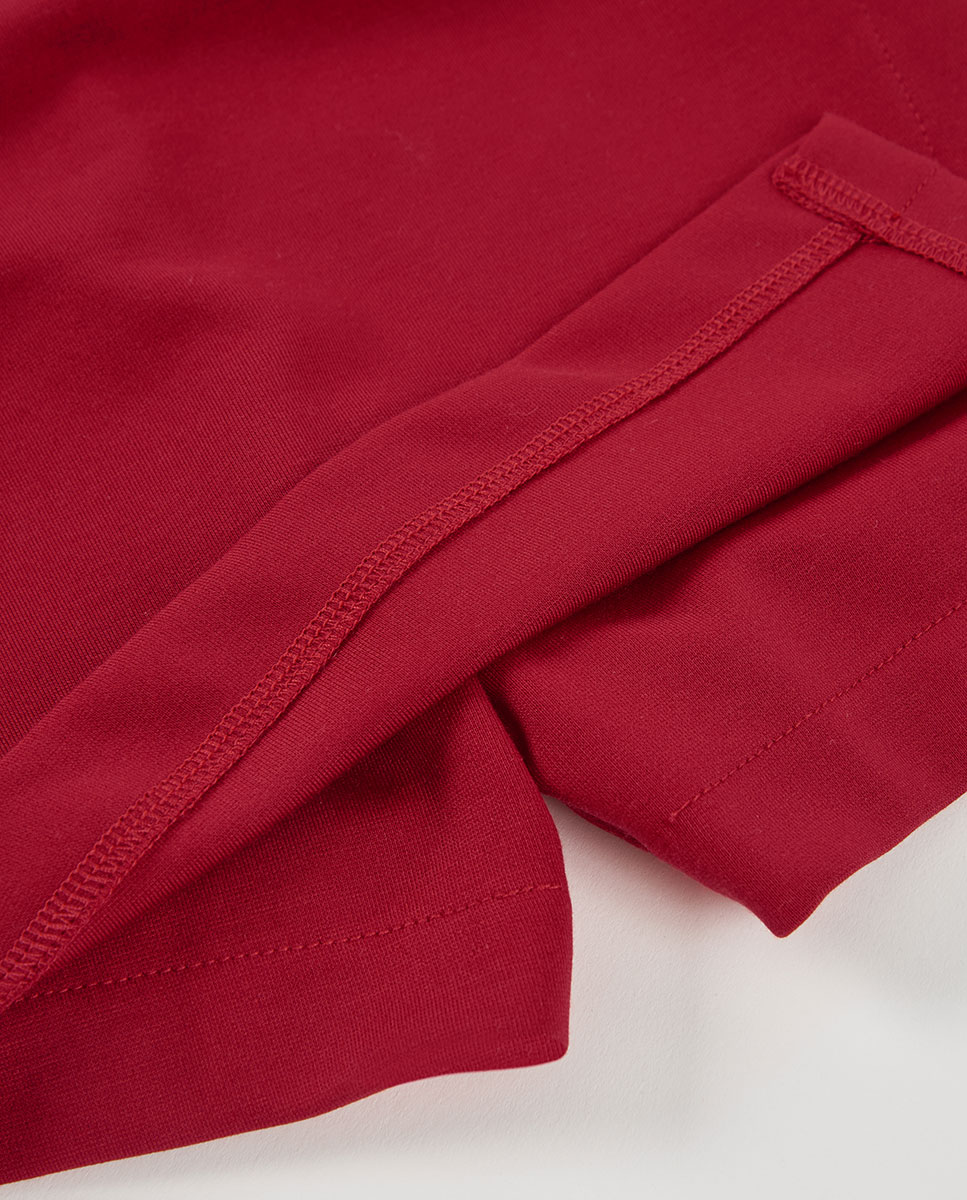 Saia-calças Infantil de Malha Boboli Vermelho-4