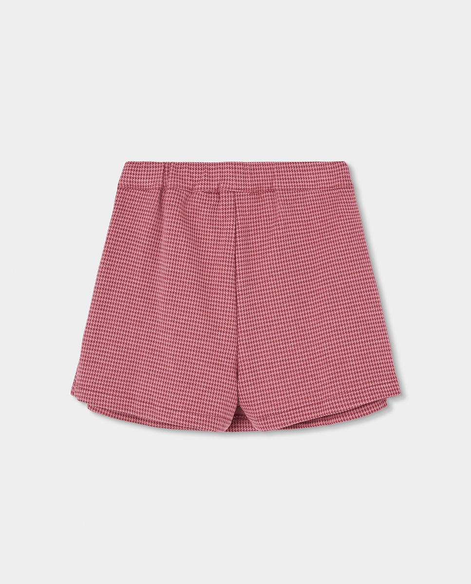 Collants Infantil com Cintura Subida Rosa-2