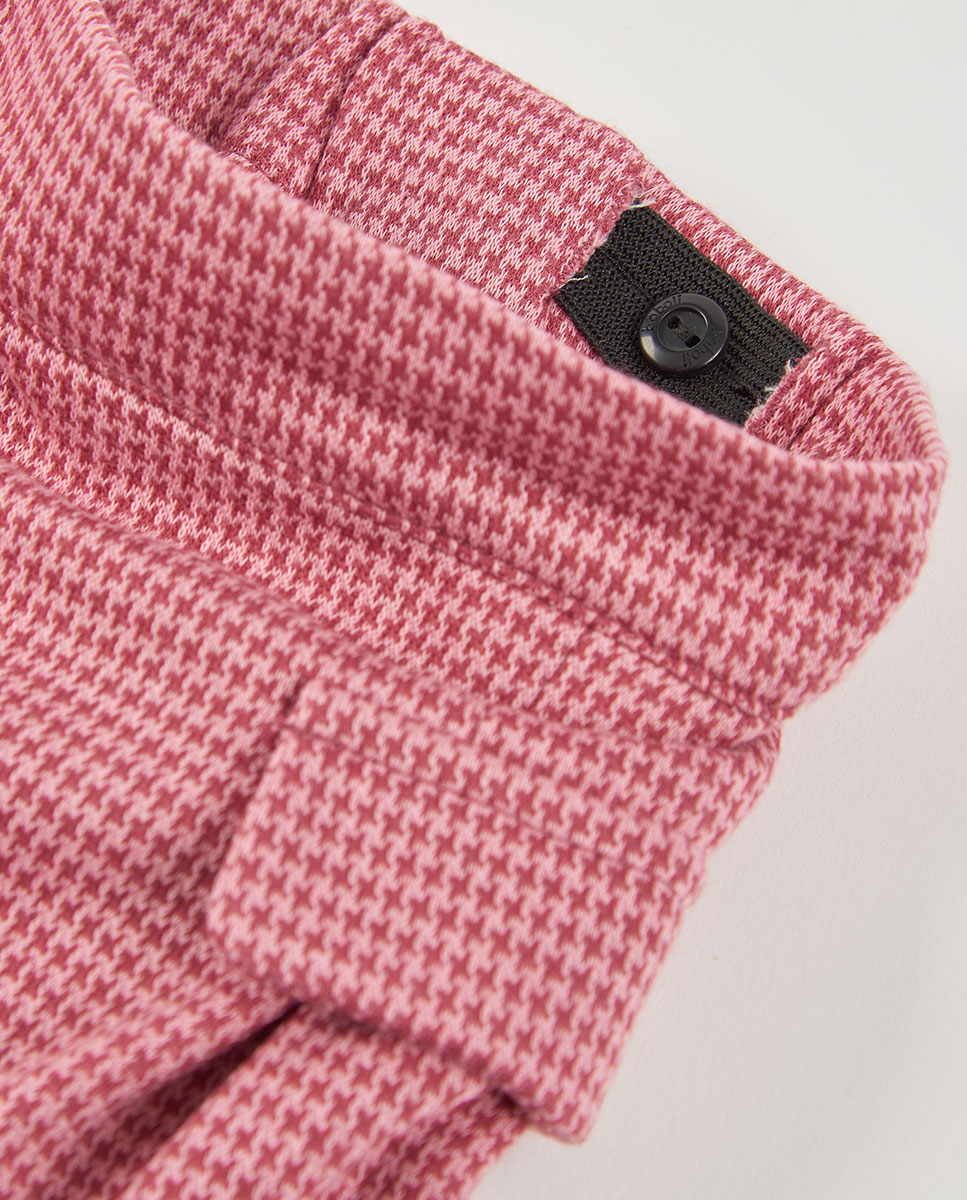 Collants Infantil com Cintura Subida Rosa-3