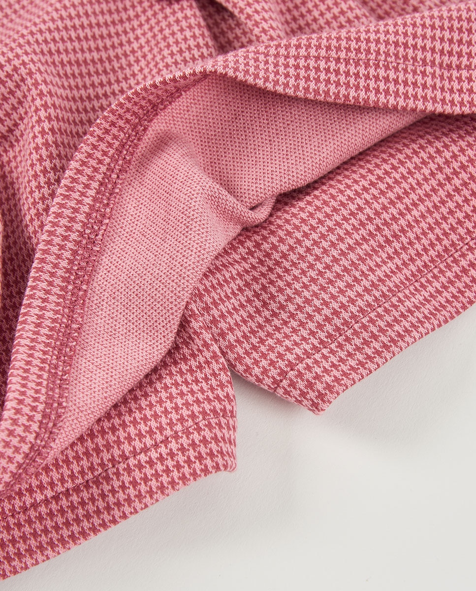 Collants Infantil com Cintura Subida Rosa-4