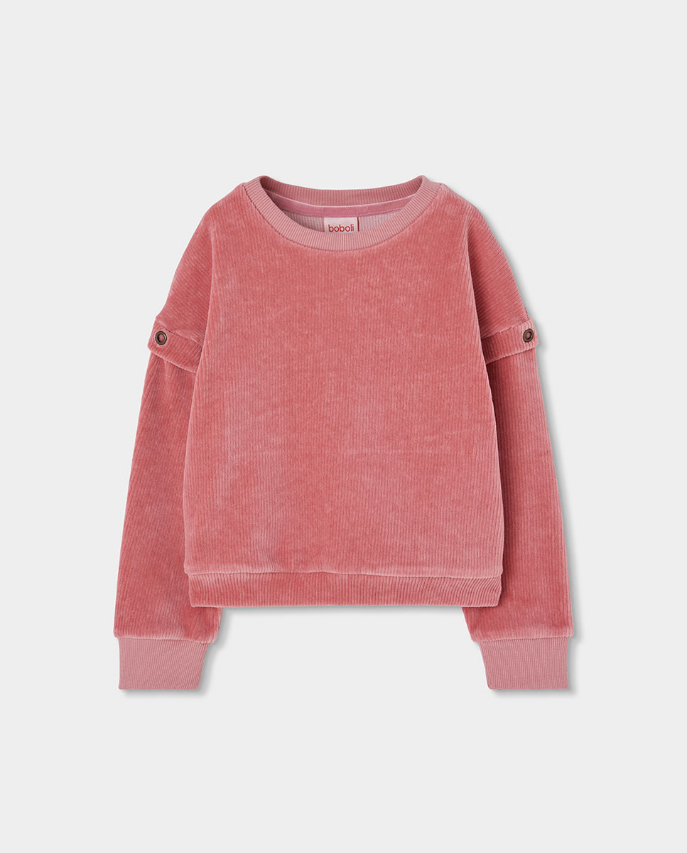 Imagem 0 de Sweatshirt Infantil de Manga Comprida com Gola Redonda