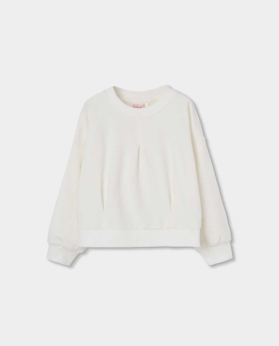 Imagem 0 de Sweatshirt de Felpa Infantil de Manga Comprida com Estampado de Estrelas