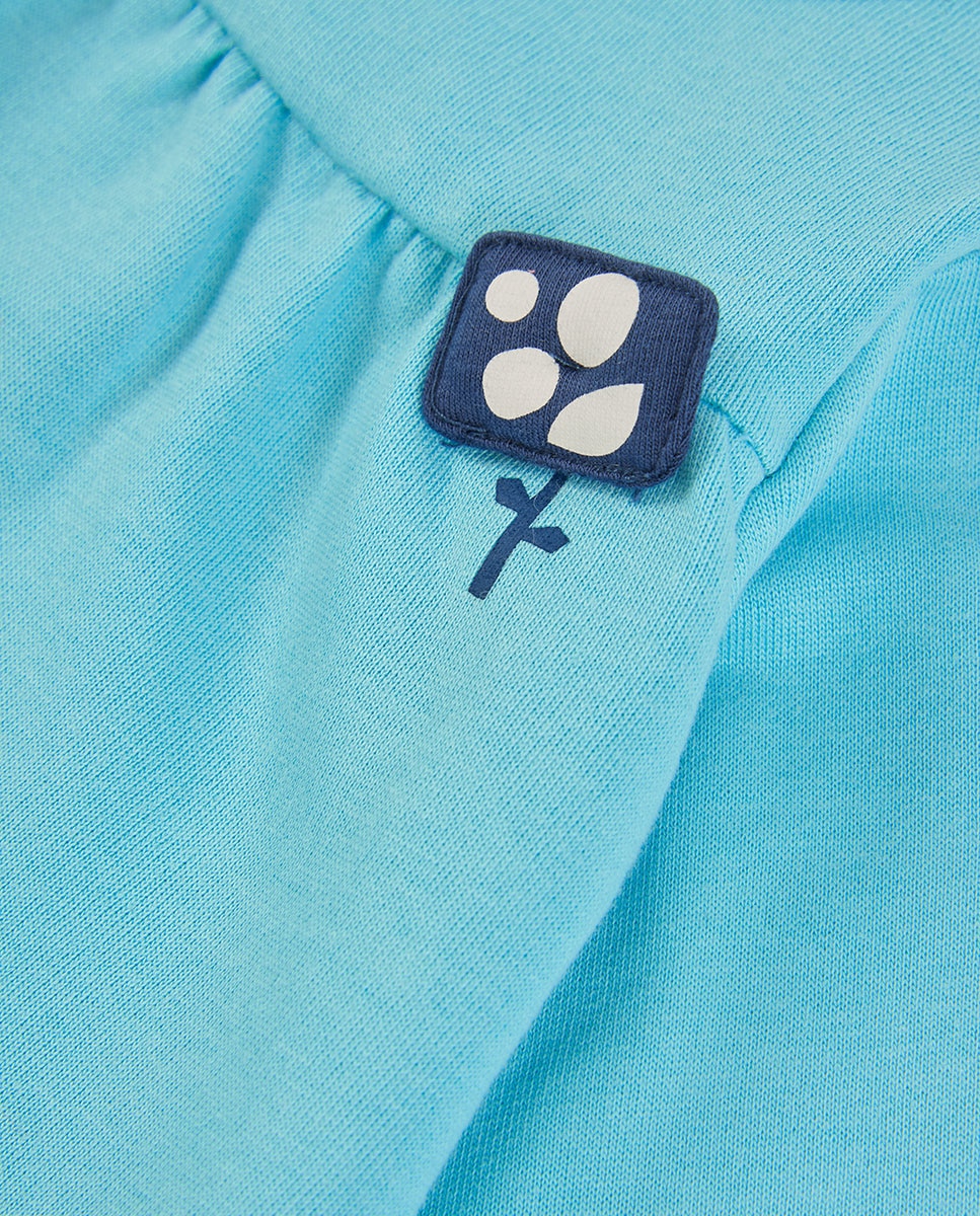 Sweatshirt de Felpa para Bebé de Algodão de Manga Comprida Multicolor-3
