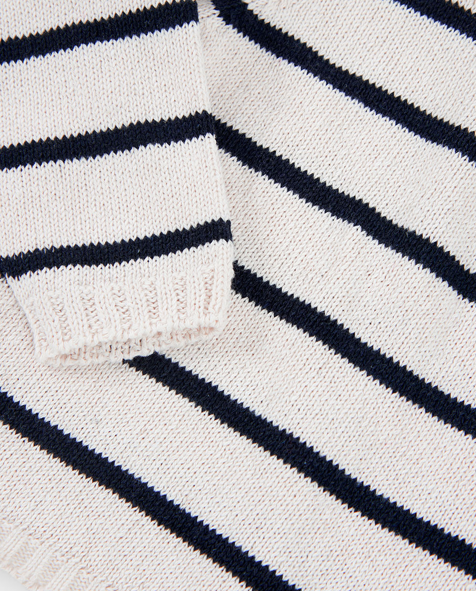 Camisola de Malha para Bebé Boboli Branco-3