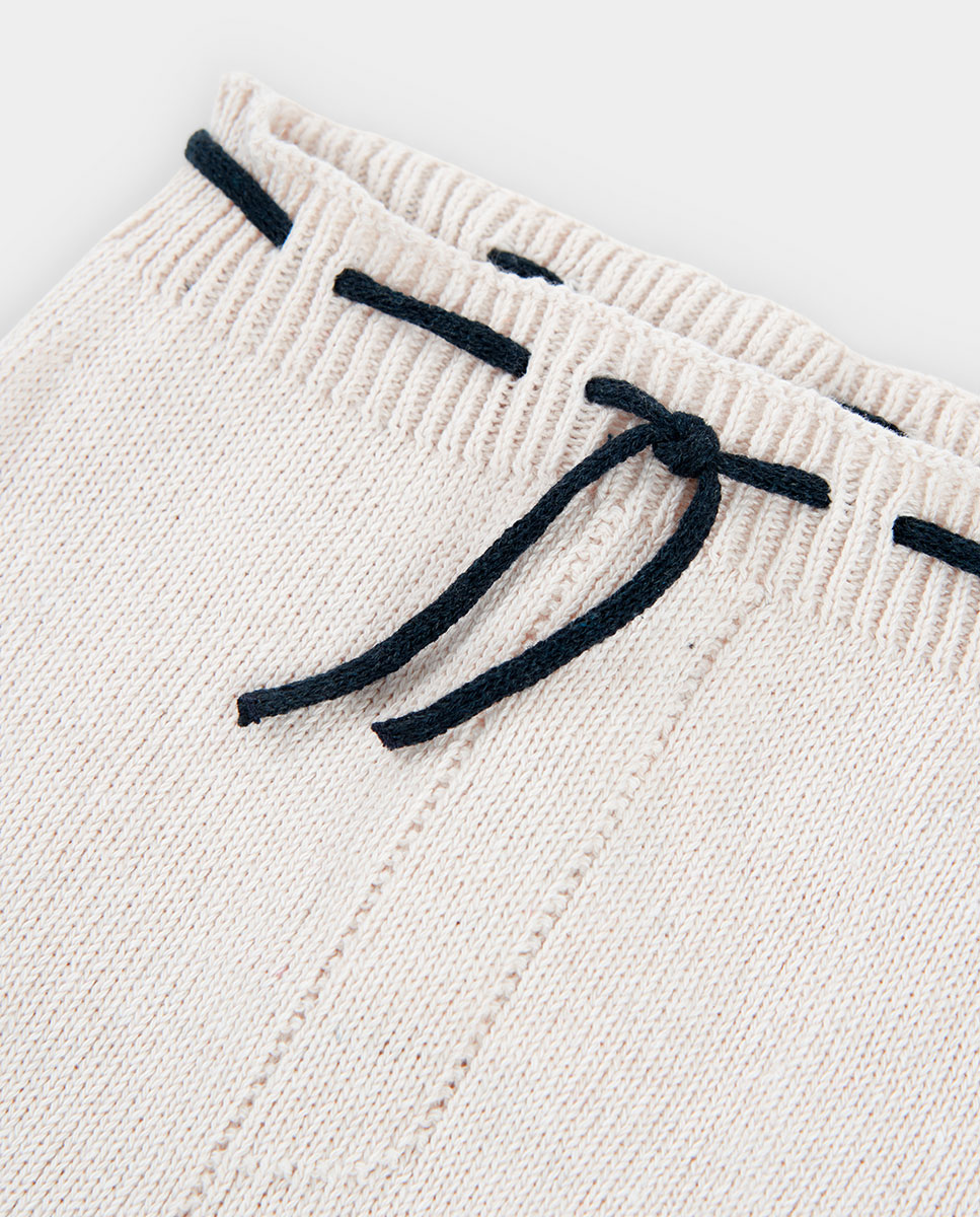 Calções de Malha para Bebé Boboli Branco-3