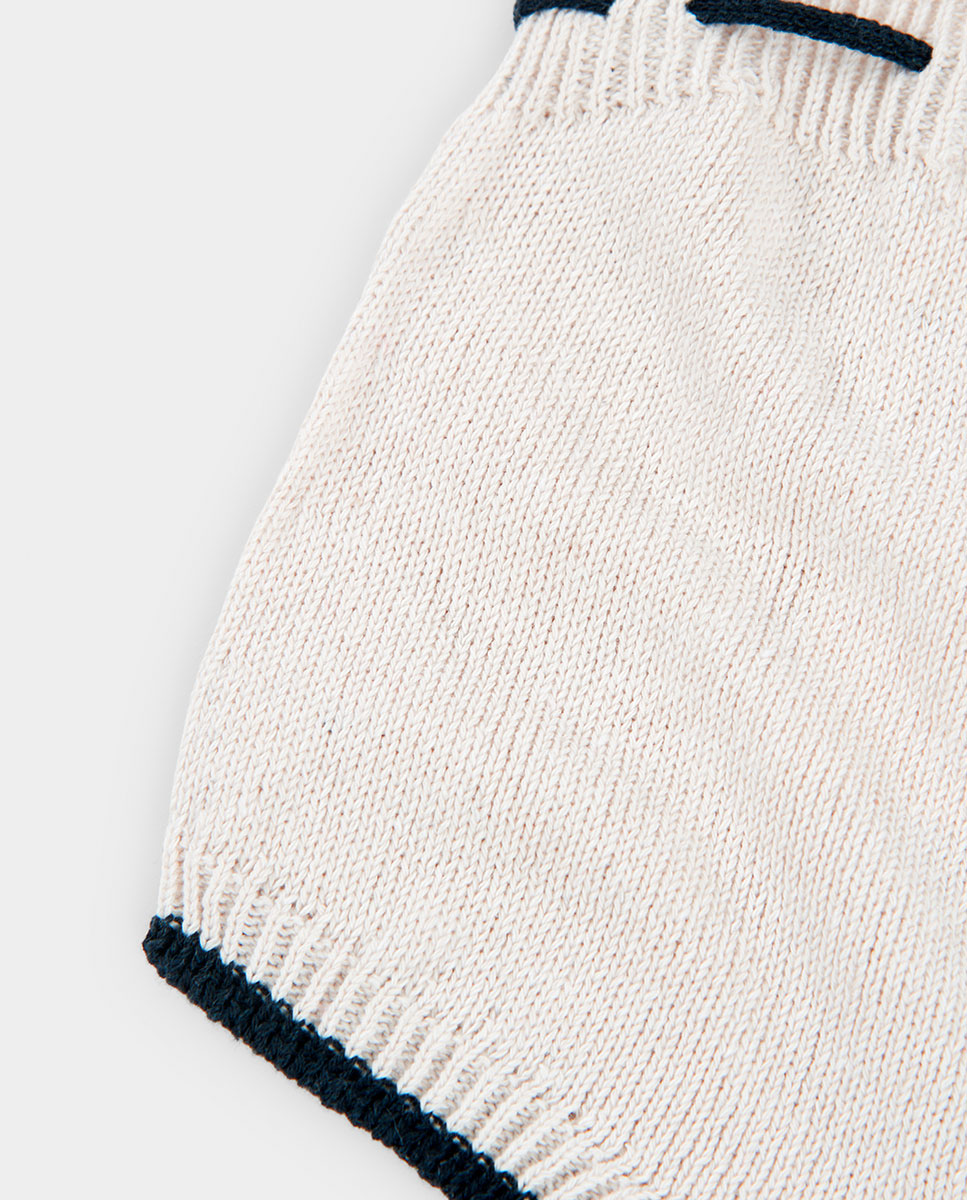 Calções de Malha para Bebé Boboli Branco-4