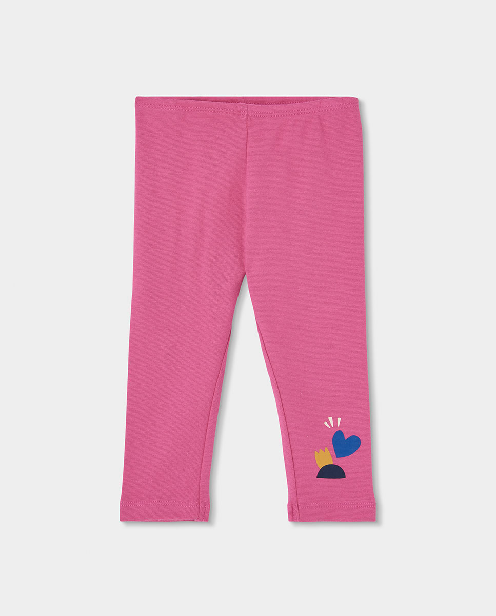Conjunto de Sweatpants Infantil de Algodão e Manga Comprida Rosa-4