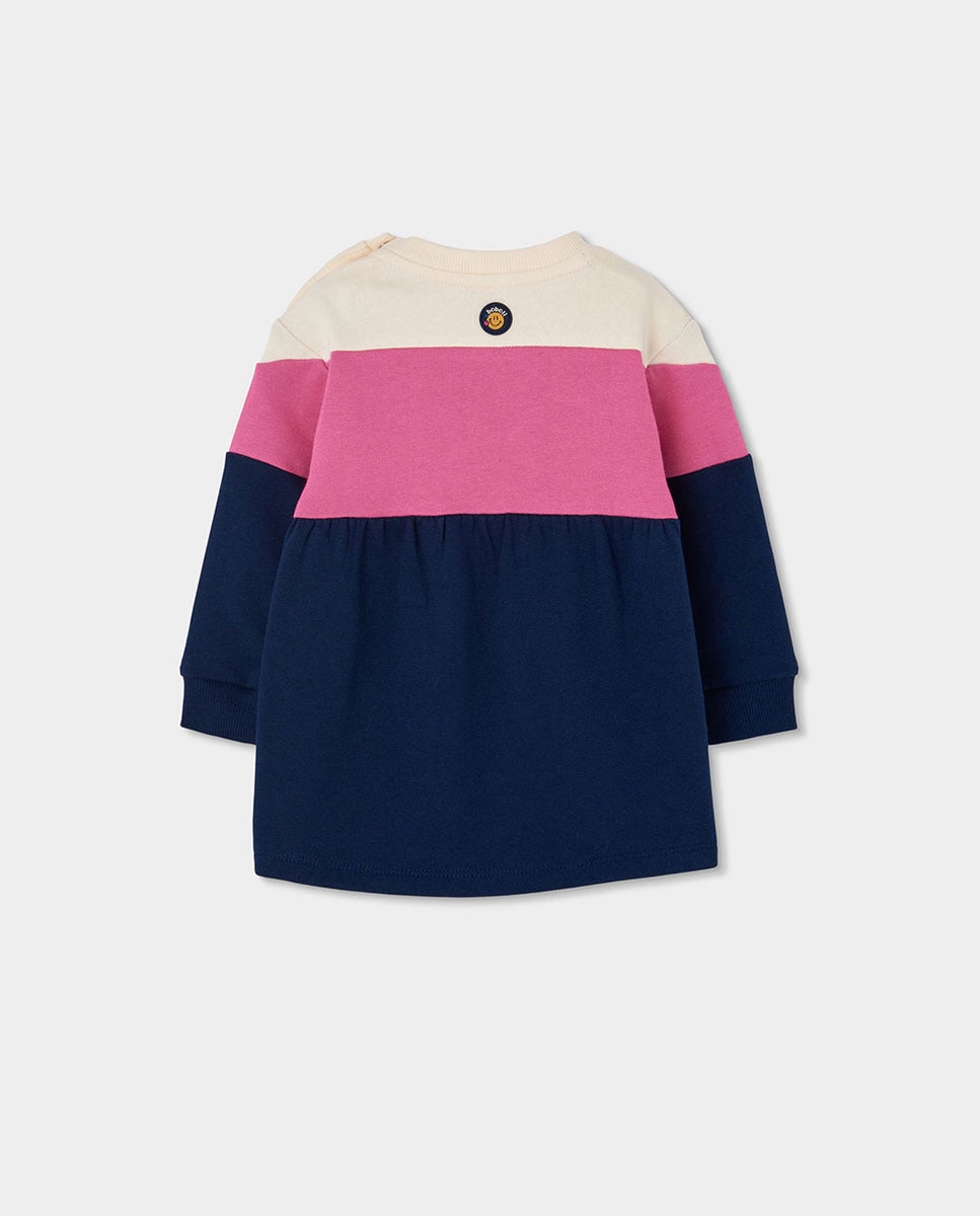 Sweatshirt de Felpa Infantil de Algodão e Manga Comprida Rosa-5