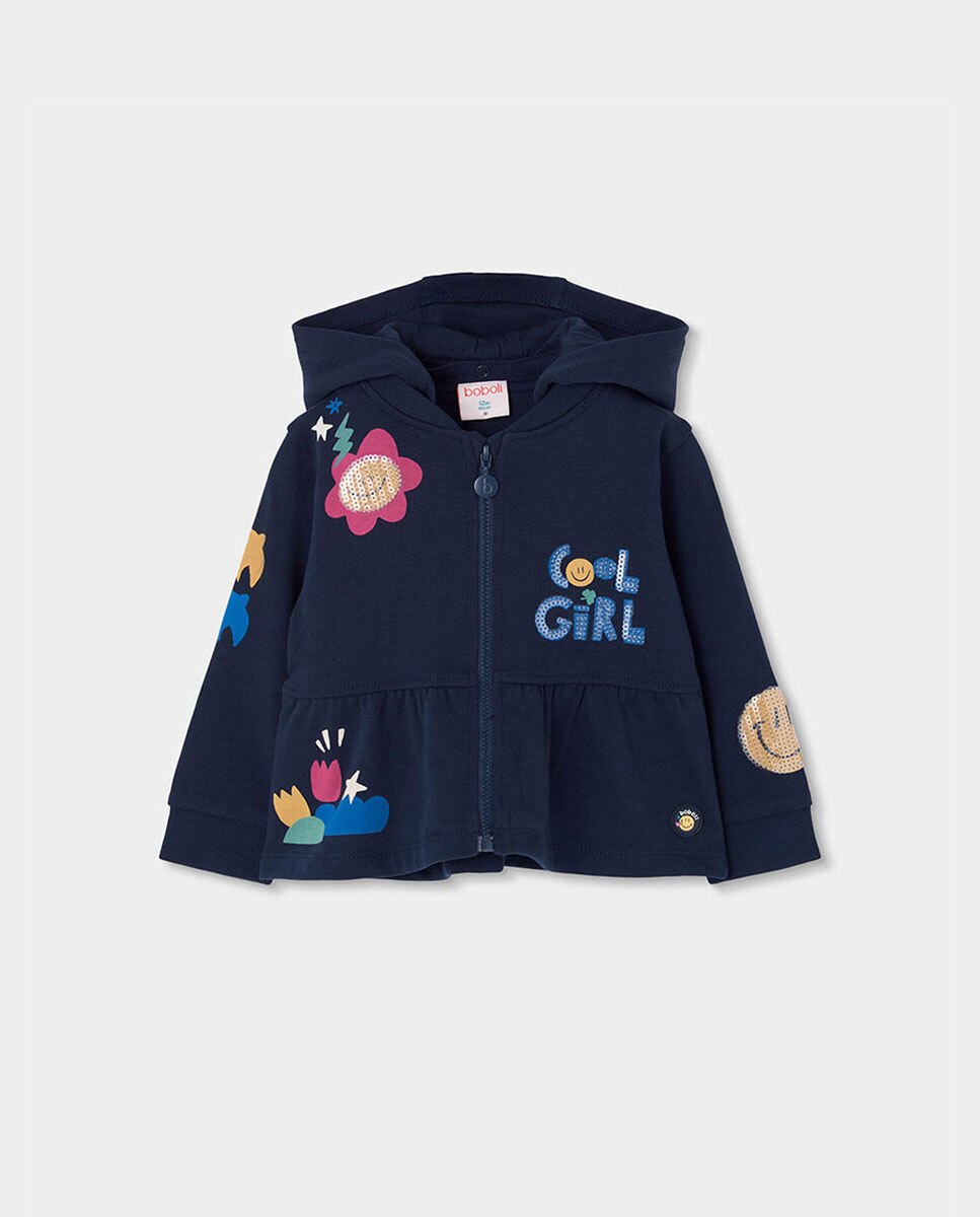 Imagem 0 de Casaco Acolchoado Infantil de Manga Comprida com Bolsos