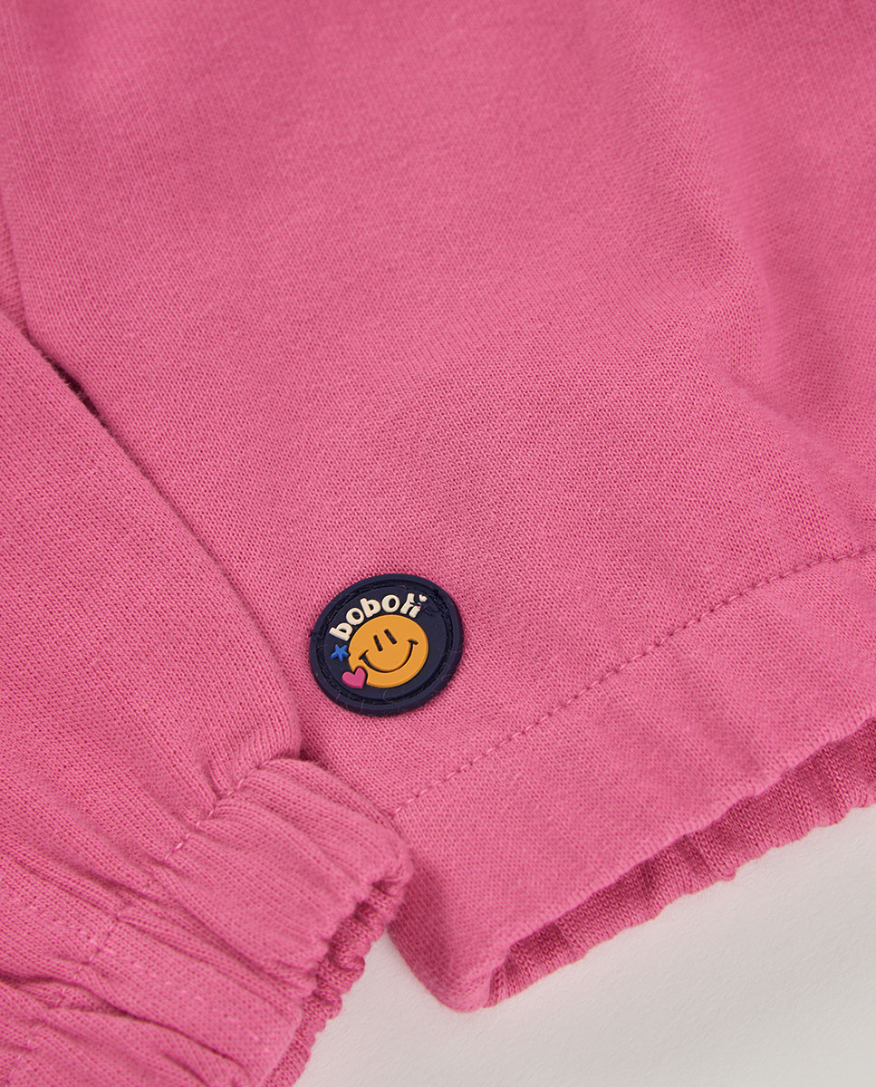 Sweatshirt de Felpa Infantil de Algodão com Capuz Multicolor-4