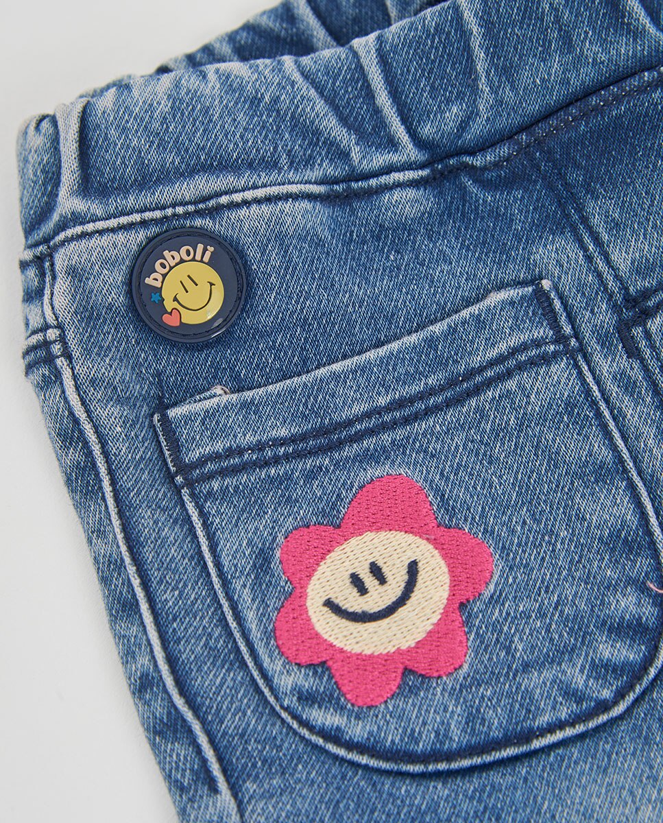 Sweatshirt de Felpa Infantil de Algodão com Capuz Rosa-4