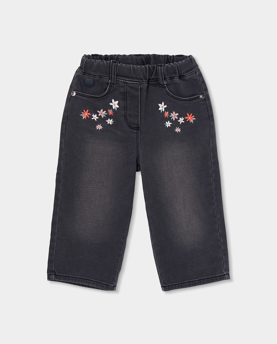 Imagem 0 de Jeans Infantil Amplos com Cintura Subida