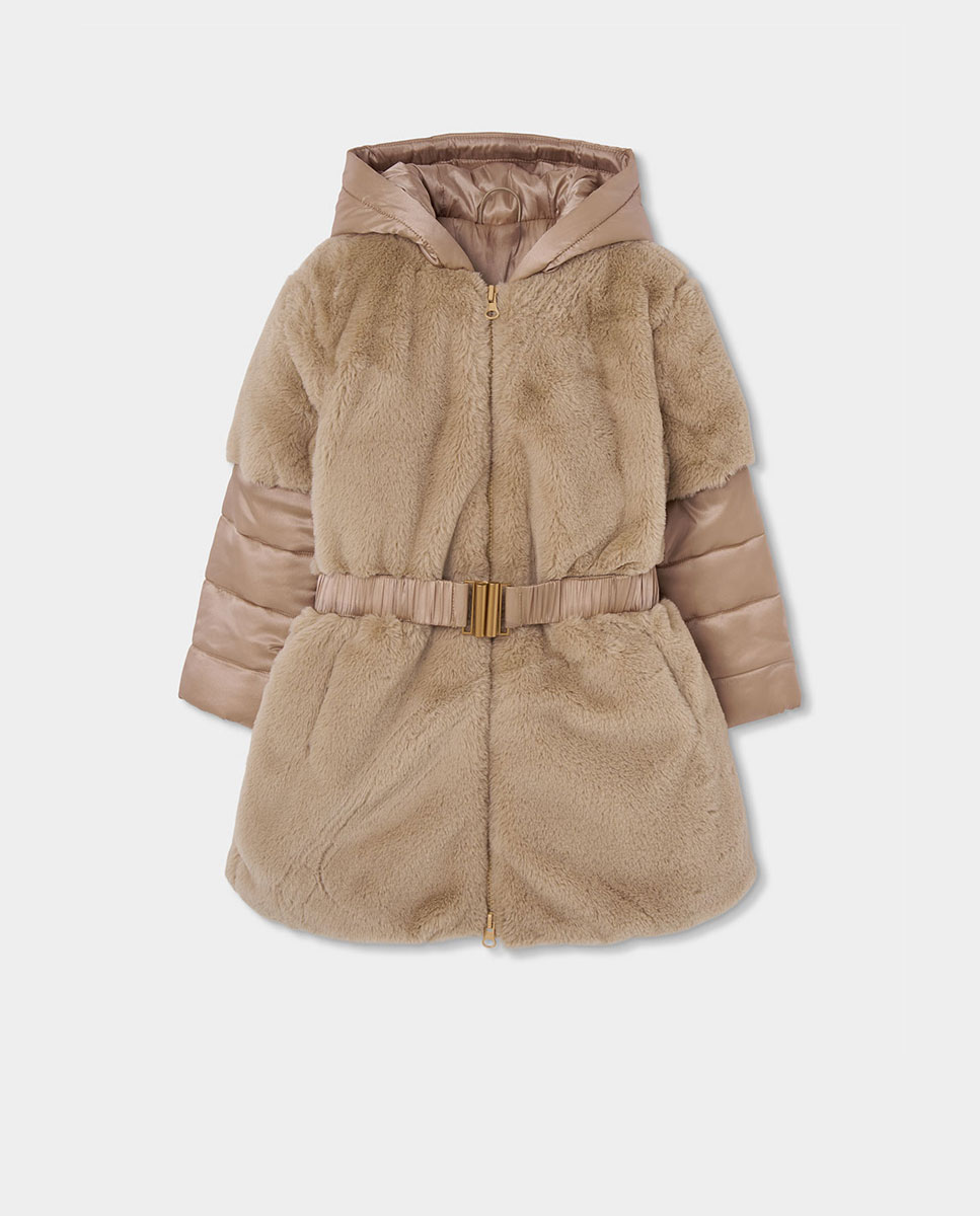 Imagem 0 de Parka Infantil com Capuz e Bolsos Frontais