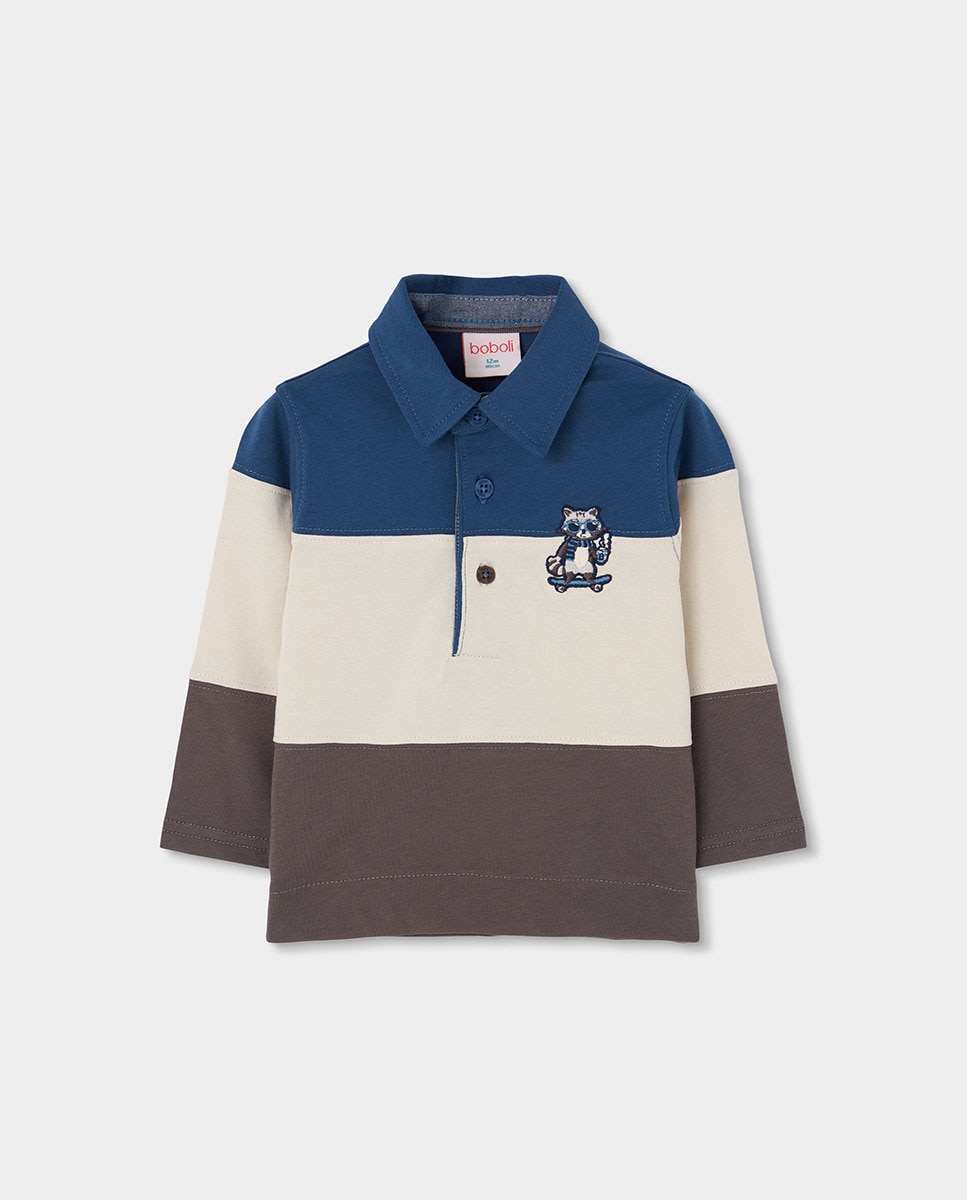 Camisola de Malha Infantil de Manga Comprida com Estampado de Animais Branco / Carvalho-1