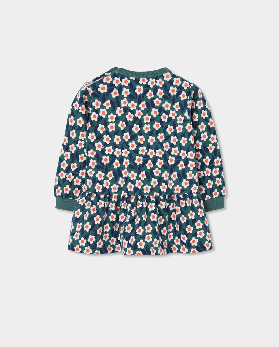 Casaco de Felpa Infantil de Algodão com Capuz Antracite / Branco-2
