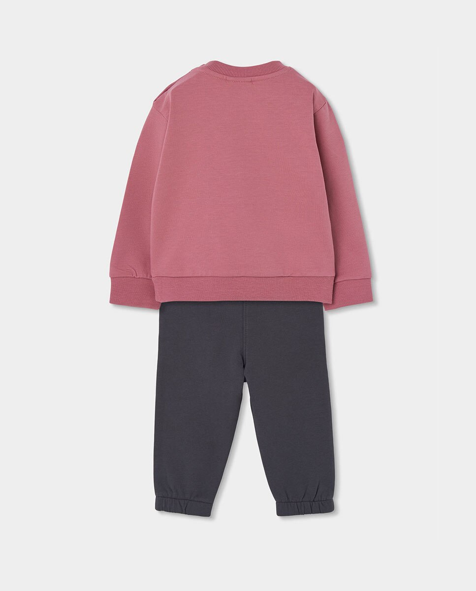 Collants Infantil com Cintura Subida Preto / Branco-2