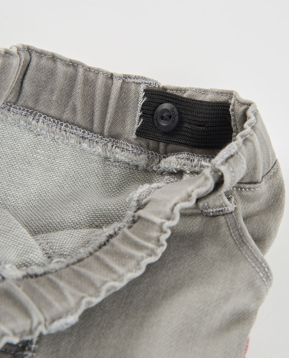 Jeans Infantil Amplos com Cintura Subida Multicolor-4