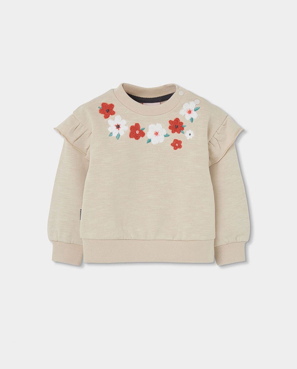Imagem 0 de Sweatshirt de Felpa Infantil de Algodão de Manga Comprida