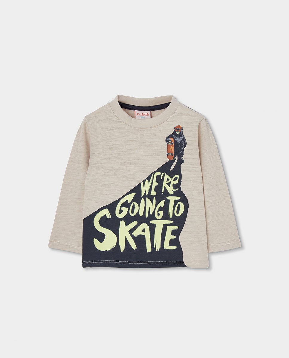 Imagem 0 de Sweatshirt de Felpa de Algodão Infantil com Capuz