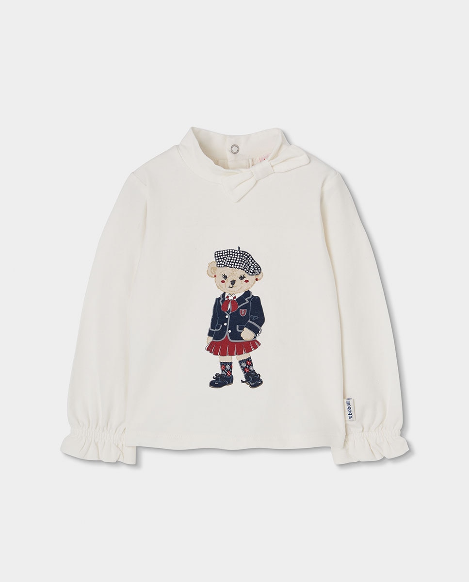Imagem 0 de T-shirt Infantil com Estampado de Ursinho