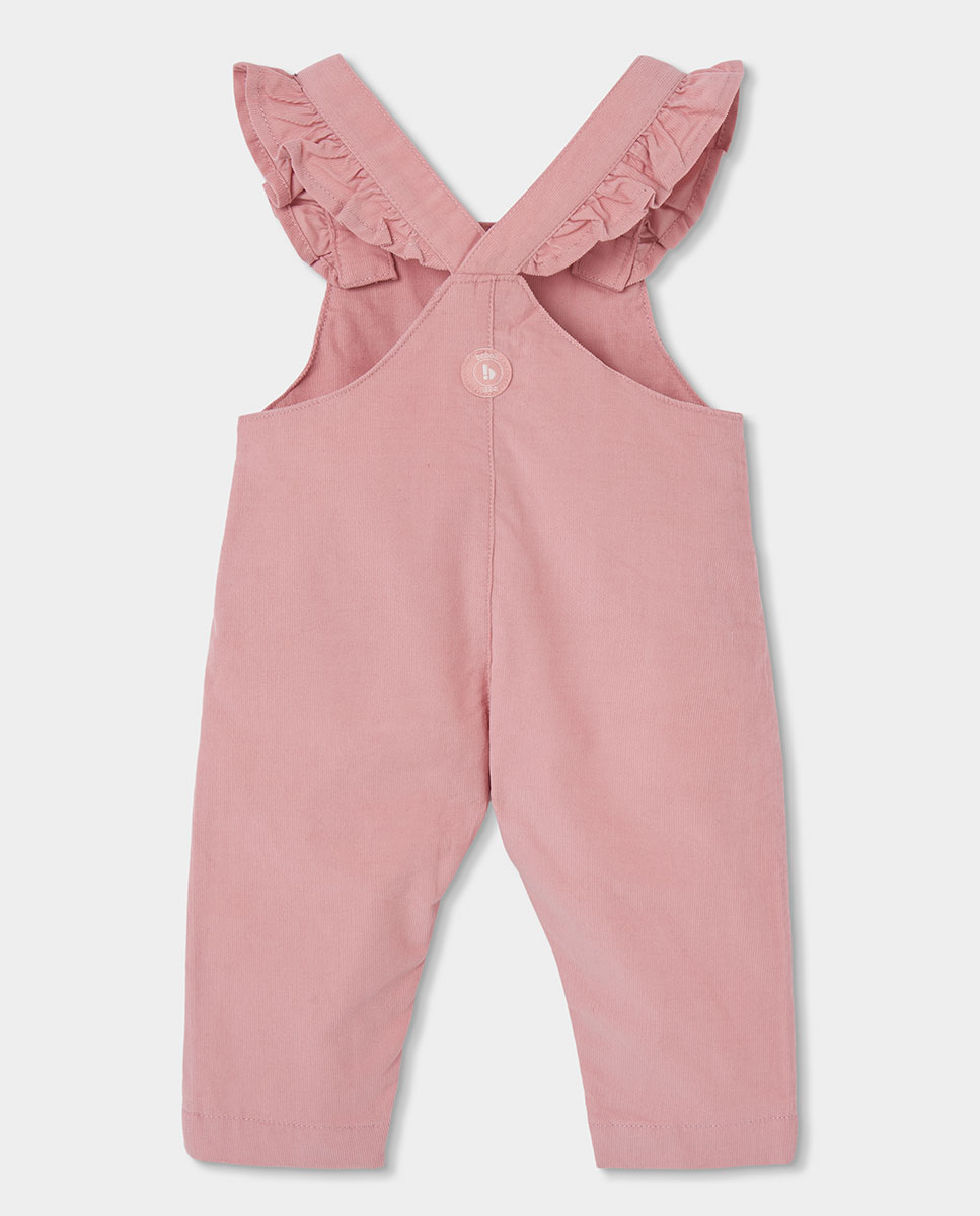 Conjunto para Bebé de Algodão de Manga Comprida com Gola Redonda Branco-6