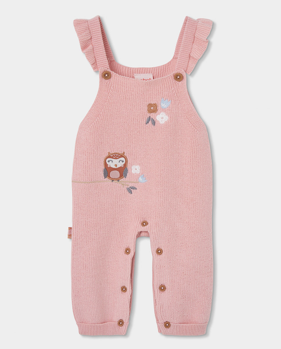 Conjunto para Bebé com Estampado de Flores e Manga Comprida Multicolor-5