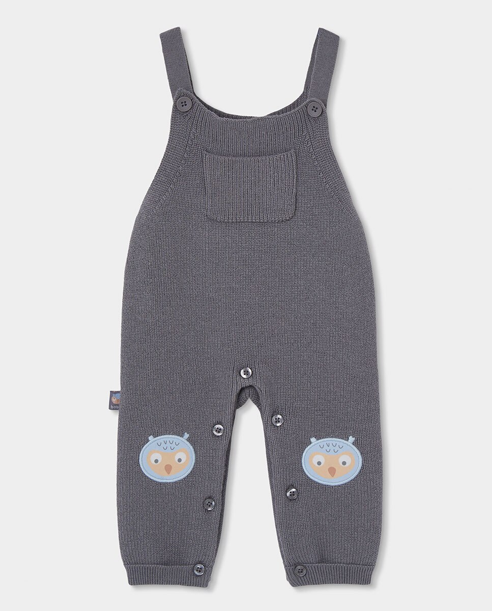 Conjunto para Bebé de Manga Comprida com Gola Tipo Camisa Boboli Azul-claro-4