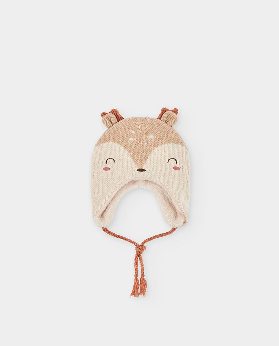 Imagem 0 de Chapéu para Bebé com Estampado de Animais e Forro