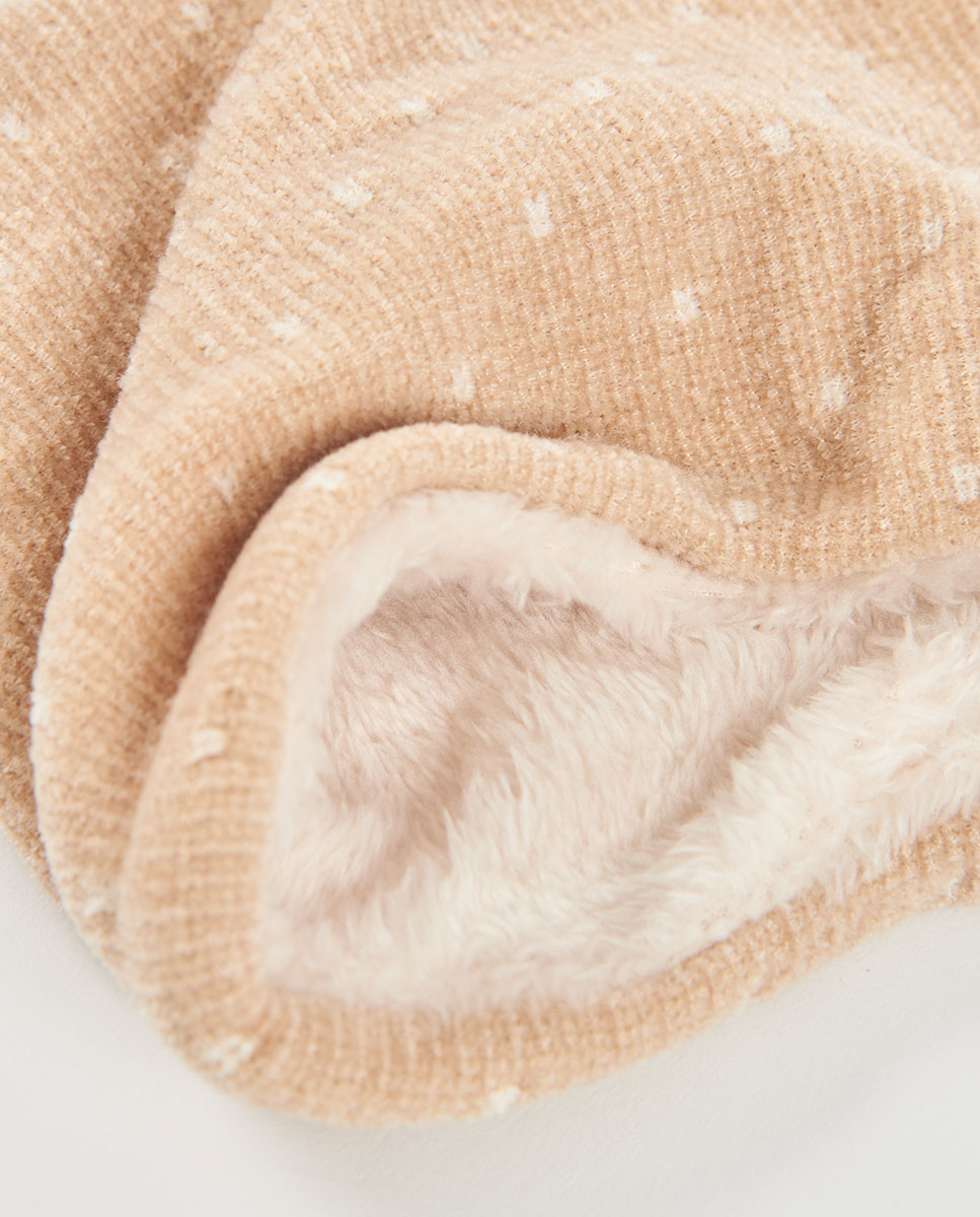 Gola de Bebé com Estampado de Cenefas Boboli Branco-3