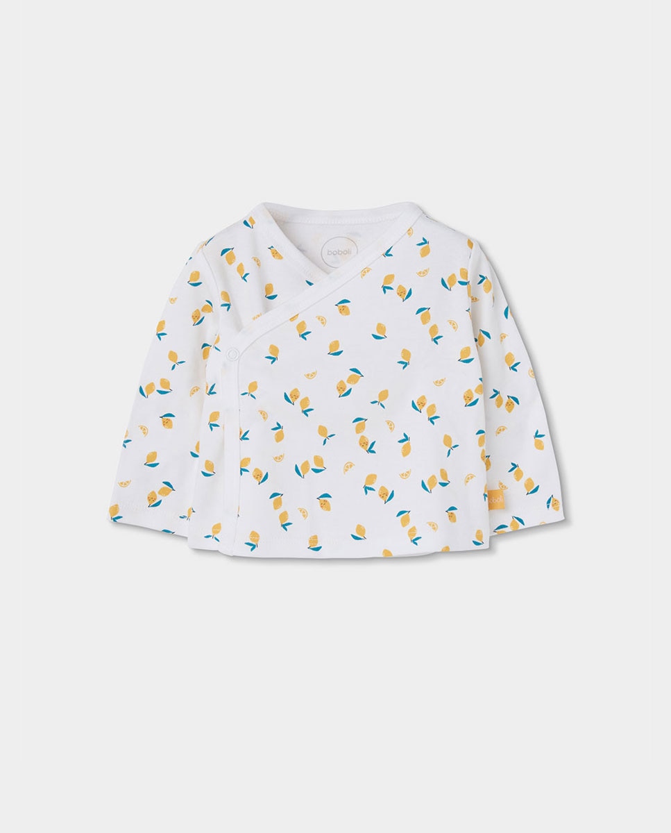 Conjunto para Bebé com T-shirt, Calças e Chapéu Boboli Multicolor-3