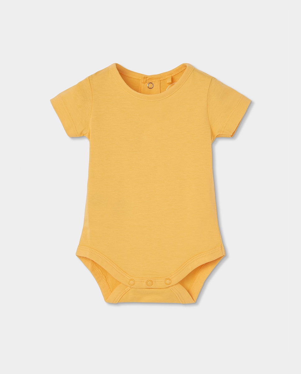 Conjunto para Bebé com Body e Jardineira Boboli Amarelo-3