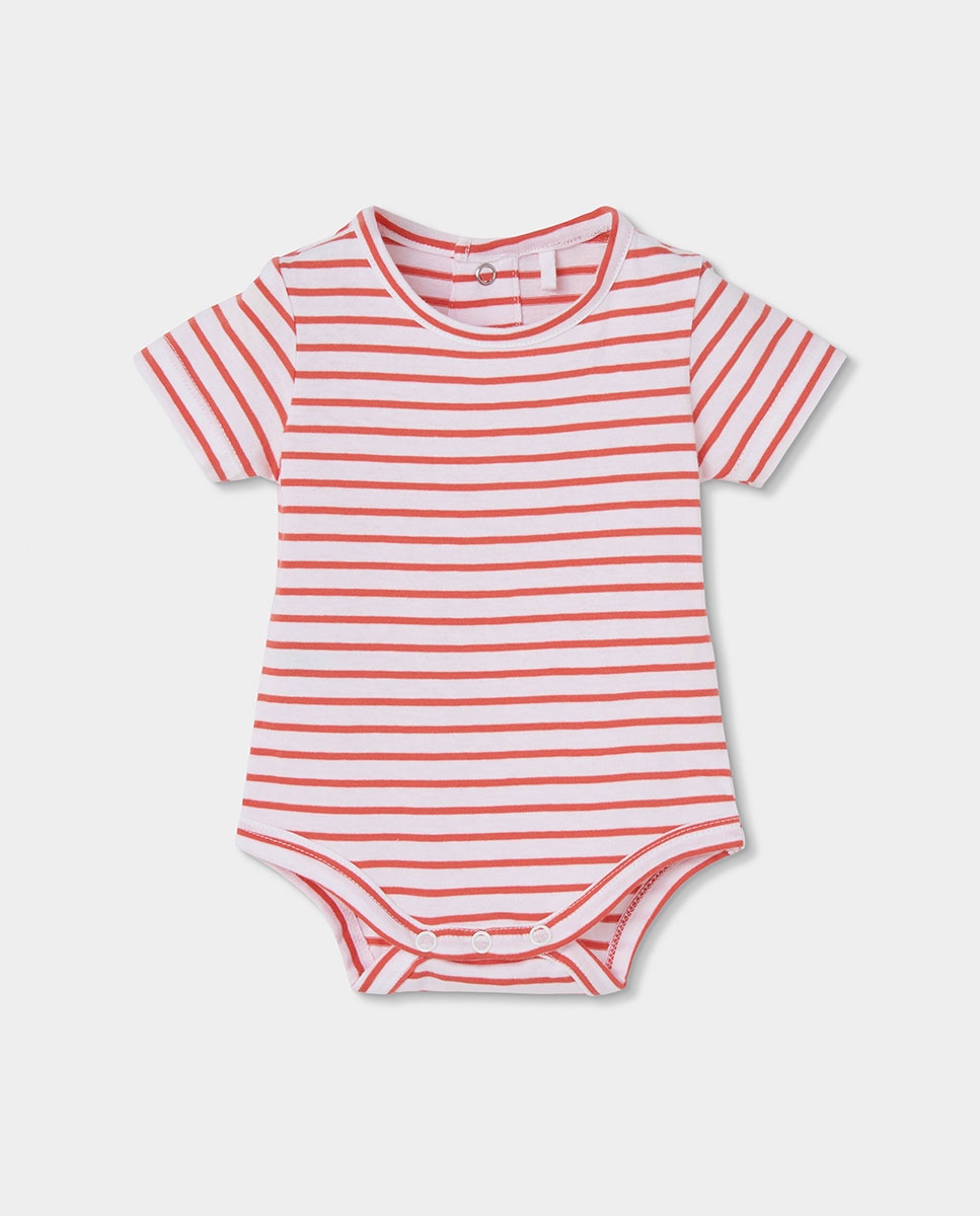 Conjunto para Bebé com Body e Jardineira Boboli Azul-marinho / Rosa-3