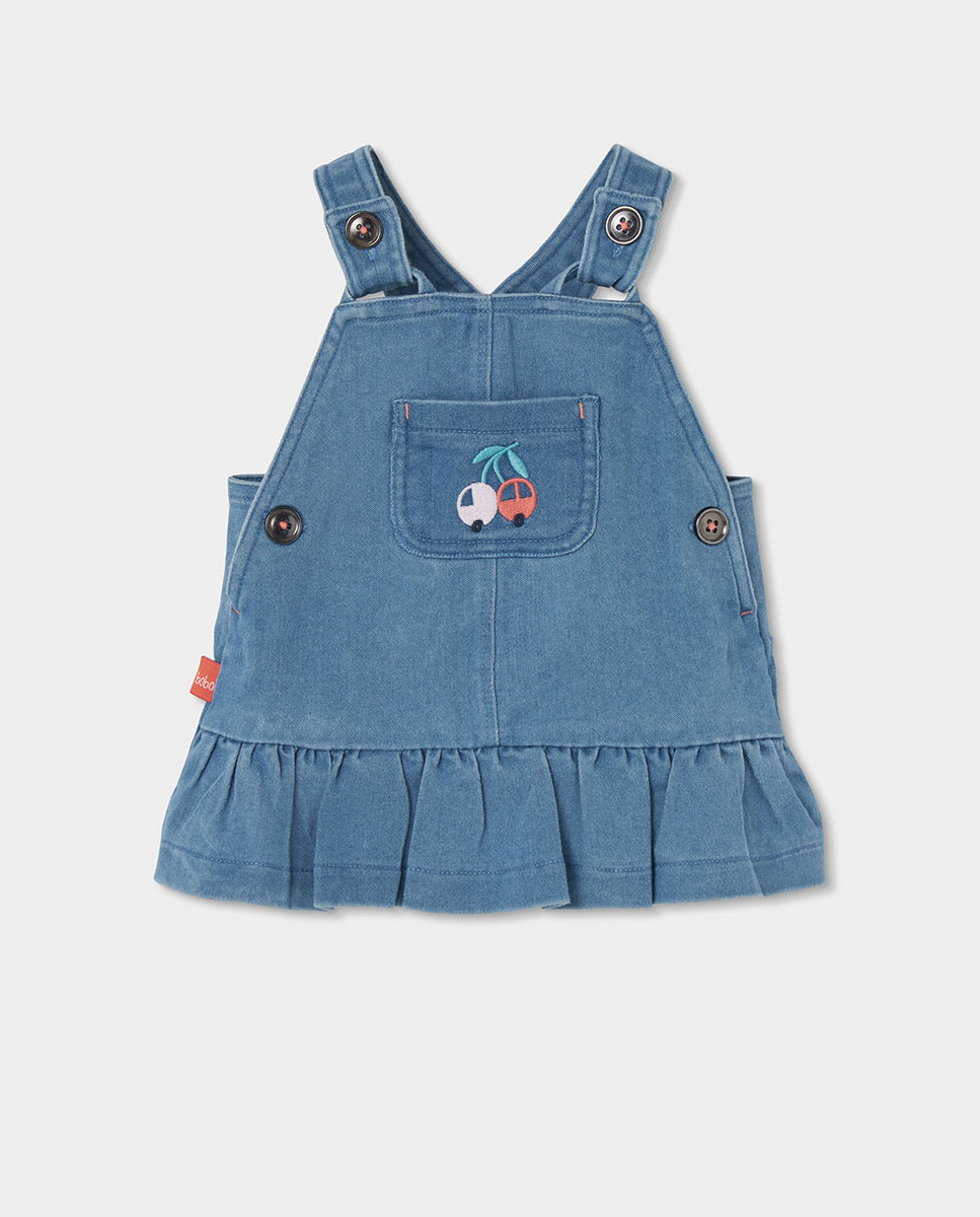 Conjunto para Bebé com Body e Jardineira Boboli Azul-marinho / Rosa-4
