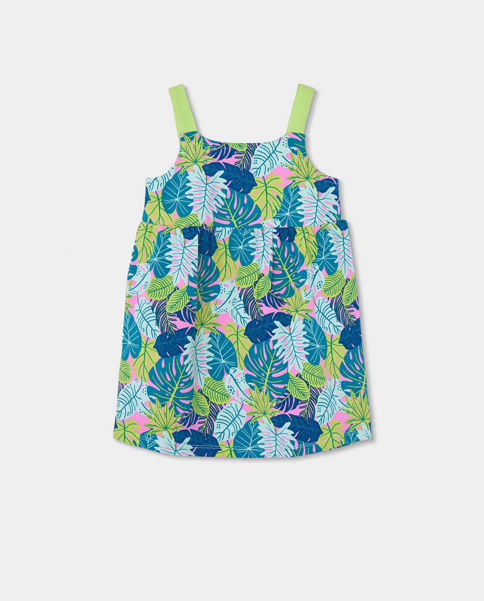 Imagem 0 de Vestido Infantil com Estampado Algodão Boboli