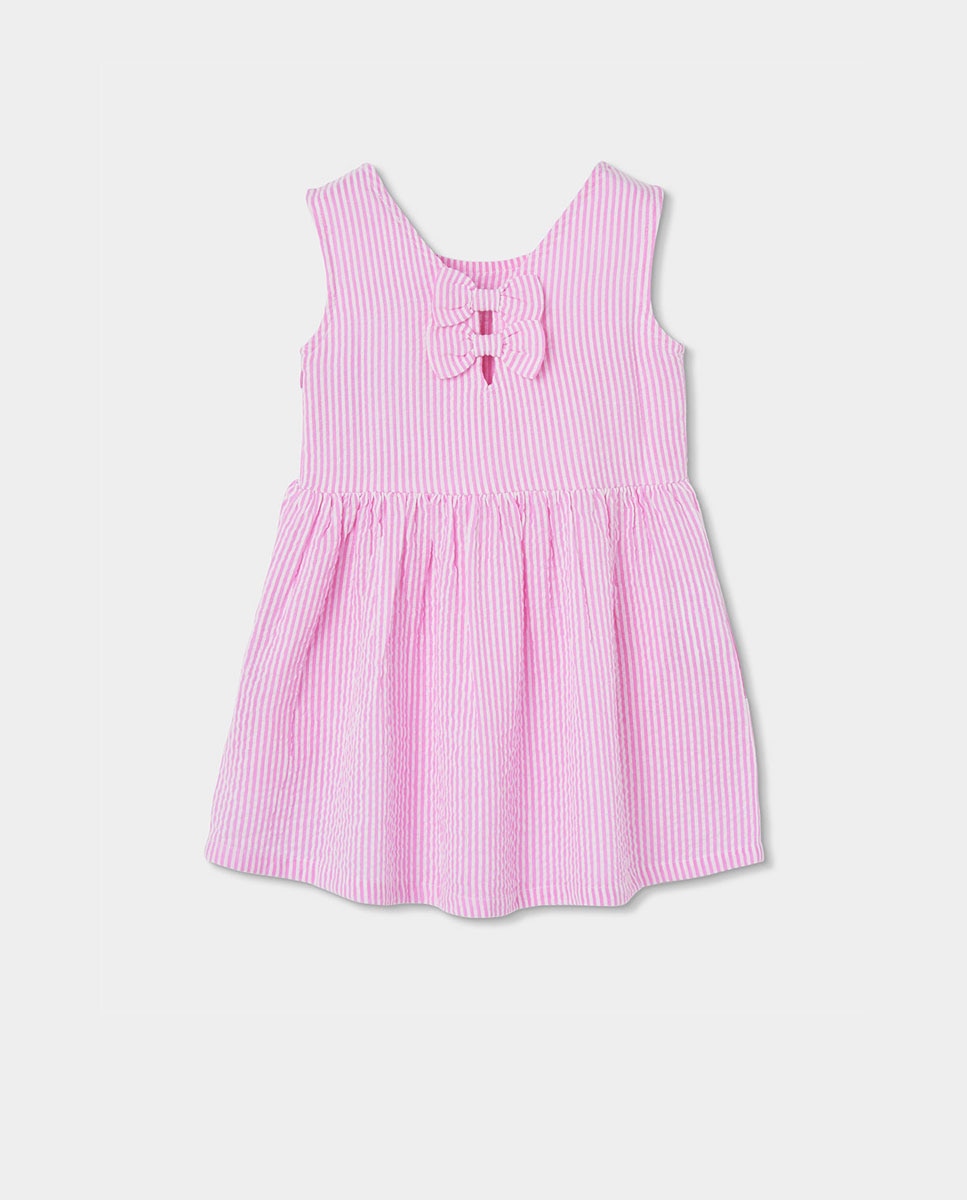 Vestido Algodão Boboli Rosa-2
