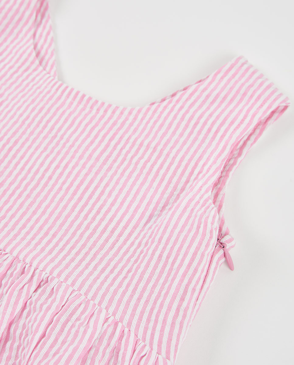 Vestido Algodão Boboli Rosa-3