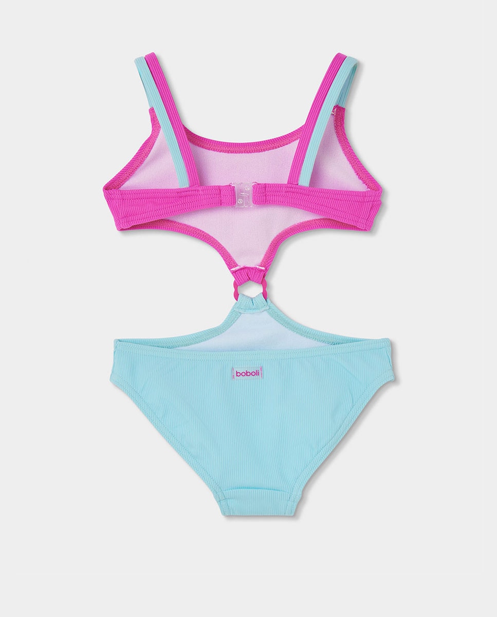 Trikini Infantil Proteção Upf50+ Boboli Rosa-2